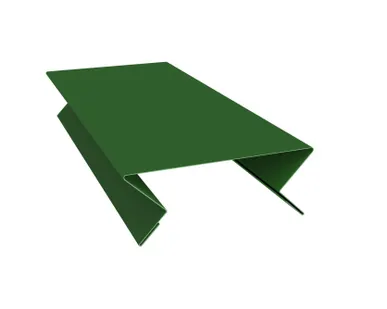 фото Планка угла внутреннего составная верхняя 0,45 PE с пленкой RAL 6002 лиственно-зеленый