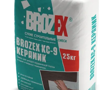 фото Клей БРОЗЭКС КС-9 Керамик 25кг (48 шт/пал)