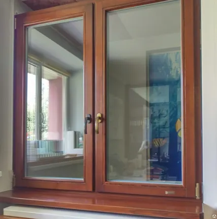 Фото №0 Окно деревянное, Сосна - 1410*1410