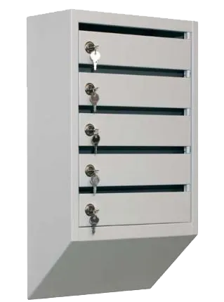 Фото №0 Почтовый ящик вертикальный 8 секции с задней стенкой 985х380х190мм ст. 0.5