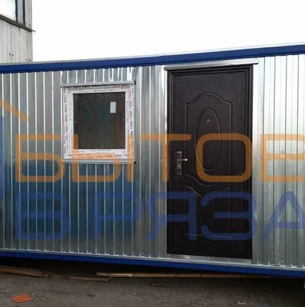 Фото №0 Блок-контейнер БК-02 ВАГ ХВ дачный домик с хозблоком, 6.0х2.4х2.4м