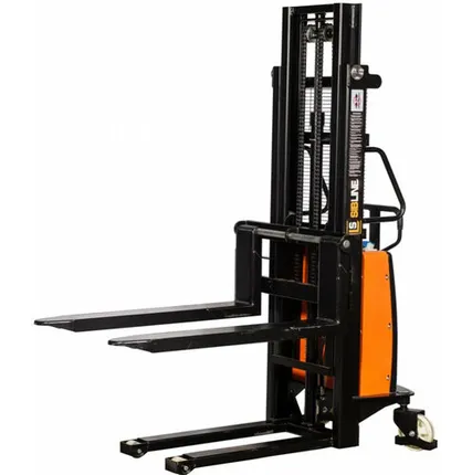 Фото №0 Штабелер с электроподъемом 1 т - 2 м, вилы: 1100, гелевая АКБ, SPN1020 SIBLINE