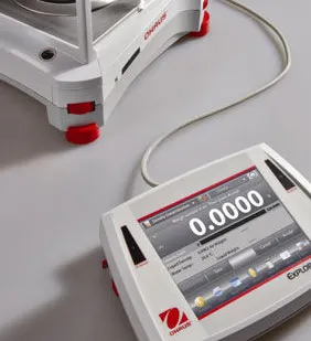 фото Аналитические весы Ohaus EX124 и EX124/AD (120 г/0,0001 г), Охаус