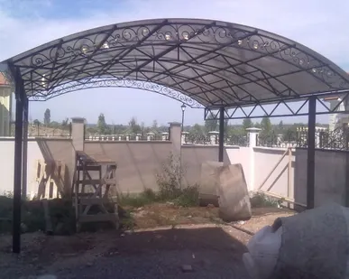 фото Навесы из поликарбоната
