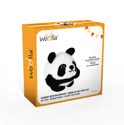 Фото №0 "Woolla" WT-0205 "Панда Юкико" набор для валяния .