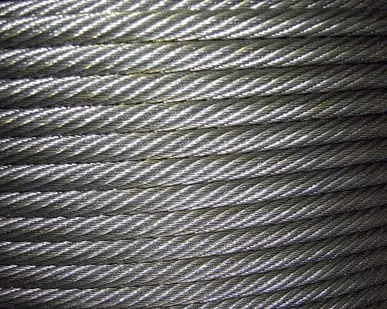 фото Канат стальной ТУ 14-173-140-2016 оцинкованный (C) смазка (А)