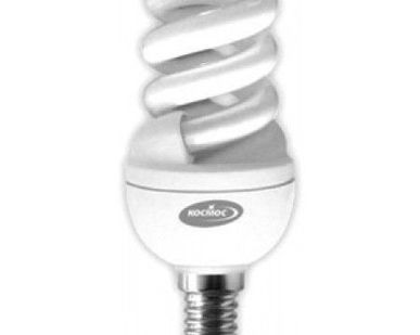 фото Лампа SPC 9Вт 2700К Е14 Экономка Космос Космос (KOSMOS LIGHTING Group)