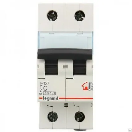 Фото №0 Выключатель автоматический 2п 20А С 6кА TX3 Legrand
