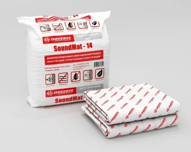 фото Акустический мат Izogertz SoundMat 14 (1.5х10мх14мм) в уп. 15м2
