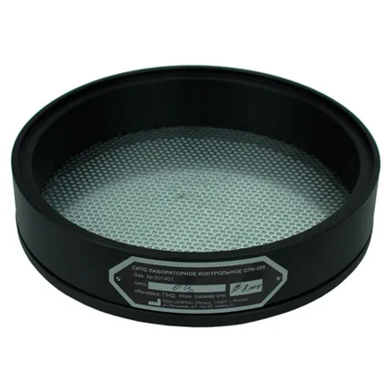 Фото №0 Лабораторное сито из оцинкованной стали ТАГЛЕР СЛК-200 d 3,0 мм