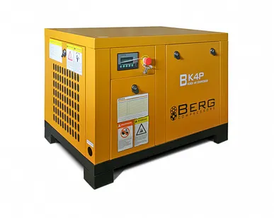 фото Винтовой компрессор с ременным приводом BERG ВК-4Р, давление 8 бар
