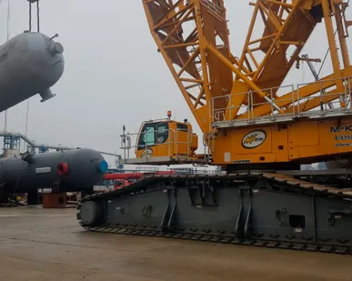 фото Аренда гусеничного крана 750 тонн, гусеничный кран LIEBHERR LR 1750