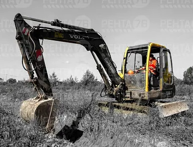 фото Аренда мини экскаватора VOLVO EC55