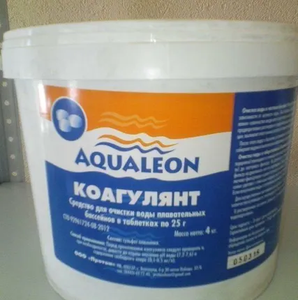 Фото №0 Коагулянт, ведро 4 кг (в мешочках)