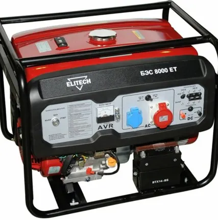 Фото №0 Генератор Elitech БЭС 8000 Е 6 кВт (220В)