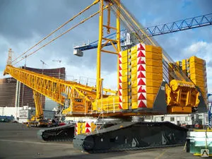 Фото №0 Услуги гусенечного крана LIEBHERR г/п 350