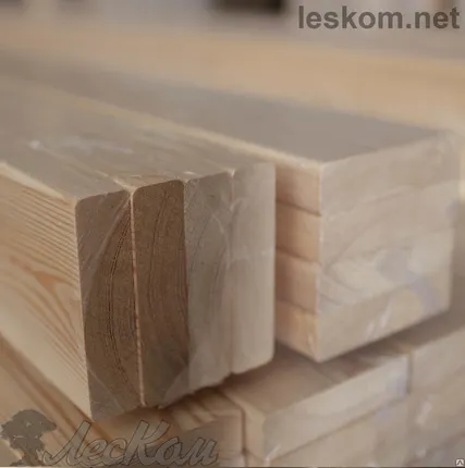 Фото №0 Доска террасная профилированная 27х145 сорт Экстра лиственница