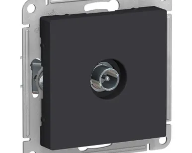фото Механизм розетки TV оконечной AtlasDesign 1DB карбон SchE ATN001091