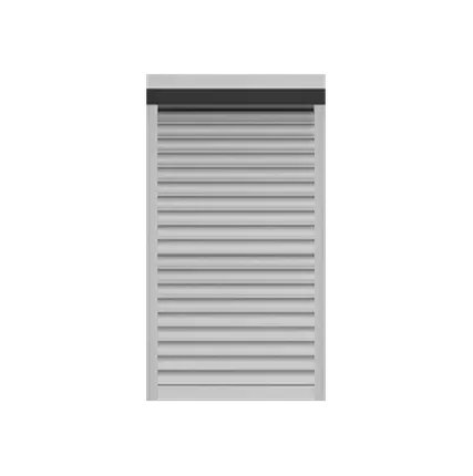 Фото №0 Рольставни на окна - серые 600х1200 мм