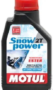 фото МОТОРНОЕ МАСЛО ДЛЯ 2Т ДВИГАТЕЛЕЙ В СНЕГОХОДАХ Motul 2T Snowpower 1л