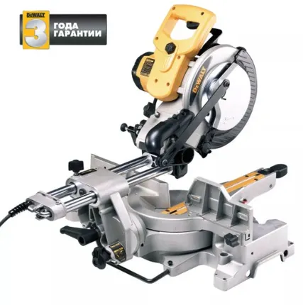Фото №0 Пила торцовочная с протяжкой DeWalt DW712