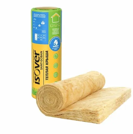 Фото №0 Утеплитель ИЗОВЕР Теплая Крыша 2*50*1220*5000 мм 12,2 м2 0.61 м3