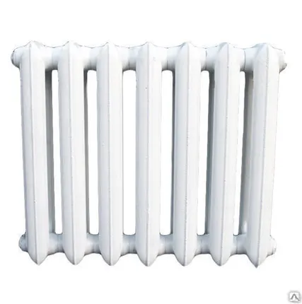 Фото №0 Радиатор ТЕПЛОВАТТ А80/500 чугун, окрашенный, Ру 15, 8 мм