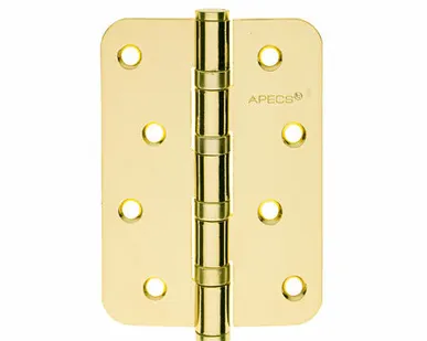 фото Петли стальные с закруглением Apecs DH-1120-100*75*2,5-B4-STEEL-G