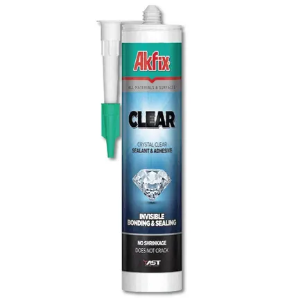 Фото №0 Клей-герметик Akfix ALL Bond Clear MC прозр, 290мл.