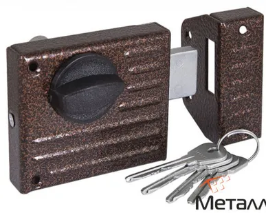 фото Замок накладной "Зенит" 3Н-1-2.1 (медь)