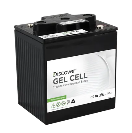 Фото №0 Тяговый аккумулятор Discover EV506G-180 ( 6V 205Ah / 6В 205Ач )