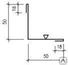 Фото №0 Планка угла внутреннего ПУВ 50х50х2000 МП СК-14 и Lбрус ПЭ, стандарт