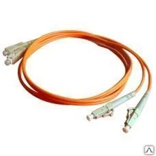 Фото №0 Шнур оптический Duplex многомодовый, 50/125 LC/SC 2м