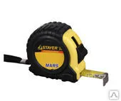 Фото №0 Рулетка "Mars", обрезиненный корпус, 5 м / 25 мм 34131-05-25_z01 Stayer