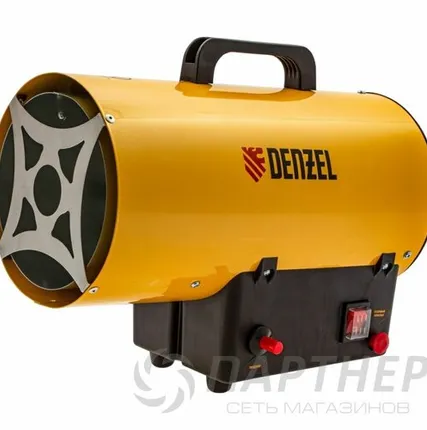 Фото №0 Обогреватель газовый Denzel GHG-15 (15 кВт, 500 м3/ч, пропан-бутан)