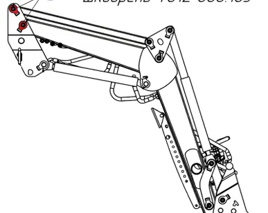 фото (CZ 31196) Шкворень (103мм) на КУН Metal-Fach Т812 000.103СБ