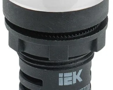 фото Арматура светосигнальная AD-22DS 220В бел. ИЭК BLS10-ADDS-230-K01