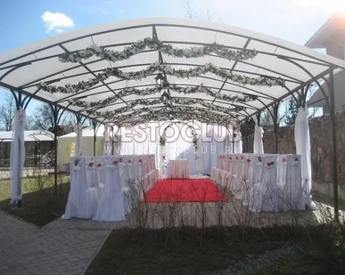 фото Терраса из поликарбоната для летнего кафе
