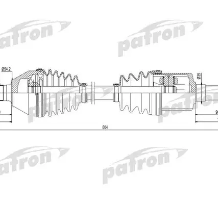 Фото №0 PDS0270 Полуось
