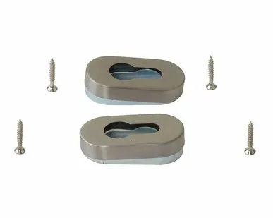 фото Накладки на профильный цилиндр к нажимному гарнитуру Elementis, нержавеющая сталь