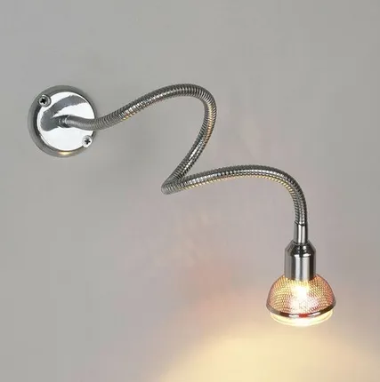 Фото №0 Настенный светильник с гибким корпусом 1214 MR16 хром