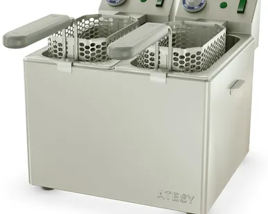 фото Электрофритюрница со съемной чашей ATESY Панда-ЕВРО-2х1/3