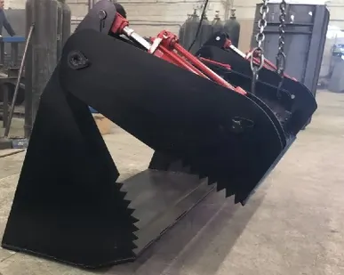 фото Ковш-челюсти 0,85 куб.м. для погрузчика фронтального ПФУ 1200 ширина 2 м