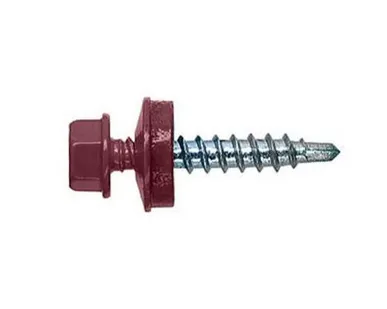 фото Саморез кровельный сверлоконечный Omax 4,8х50 
RAL 3005 Omax