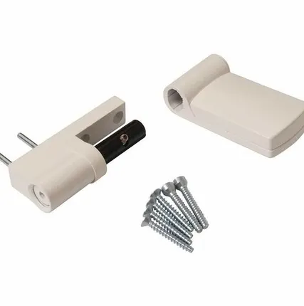 Фото №0 Петля дверная Elementis KTV-RT (15-20 мм), на 120кг., Белый, RAL9016