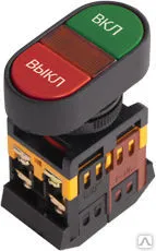 фото Кнопка APBB-22N "Пуск-Стоп" овальная 220В NO+NC EKF