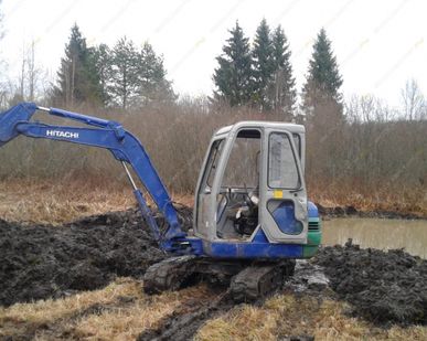 фото Аренда мини-экскаватора Hitachi EX30, Окуловка