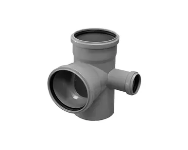 фото Крестовина двухплоскостная 110/110 (87°) правая 50 (87°) для внутренней канализации Ostendorf