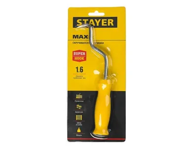 фото Крюк для вязки проволоки STAYER "MASTER" пластиковая рукоятка, 215мм