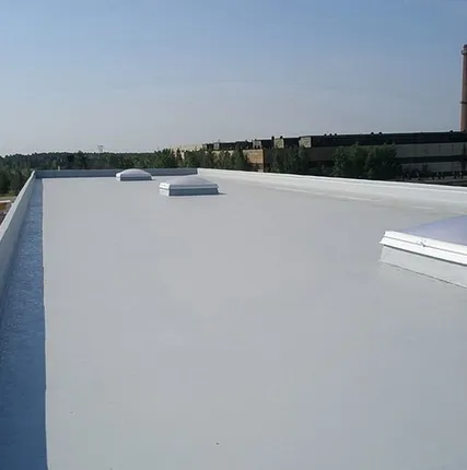 Фото №0 Полимерные кровельные ПВХ мембраны ECOPLAST V RP 1,2 мм (2,10*25м)